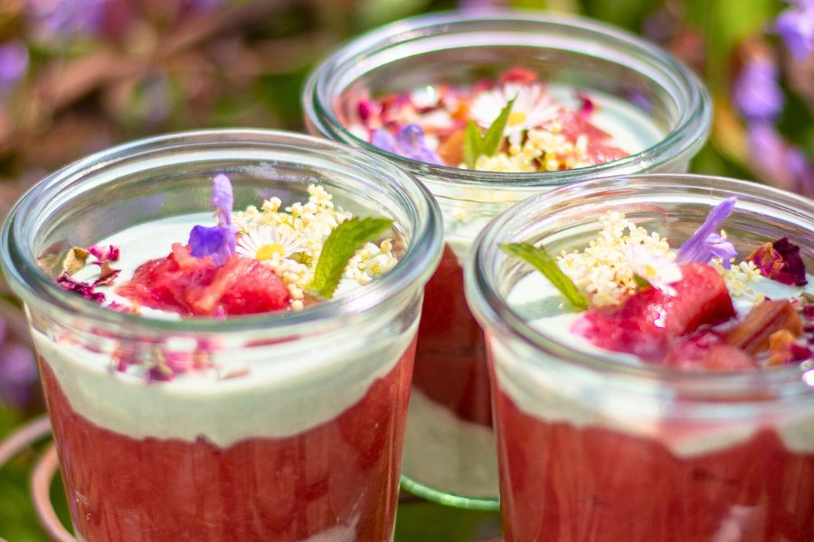 Fruchtiges Dessert