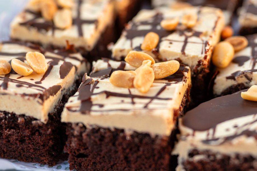 Schoko-Erdnusskuchen