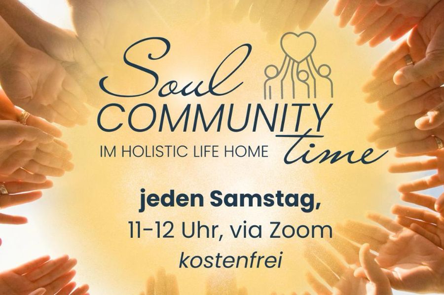 Banner mit Text von der Soulcommunity Time.