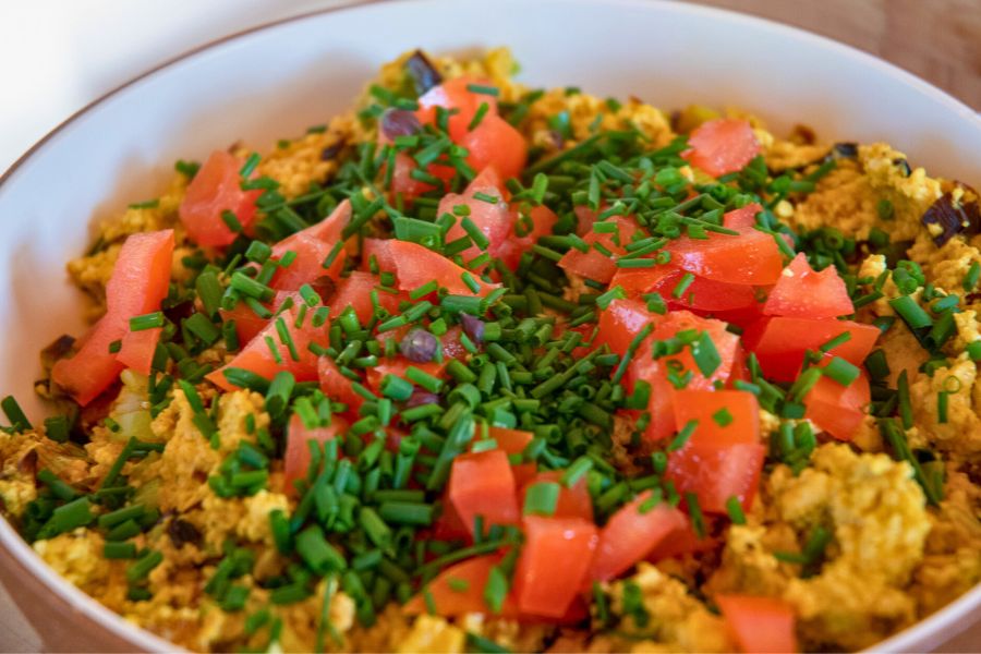 Tofu Rührei vegan
